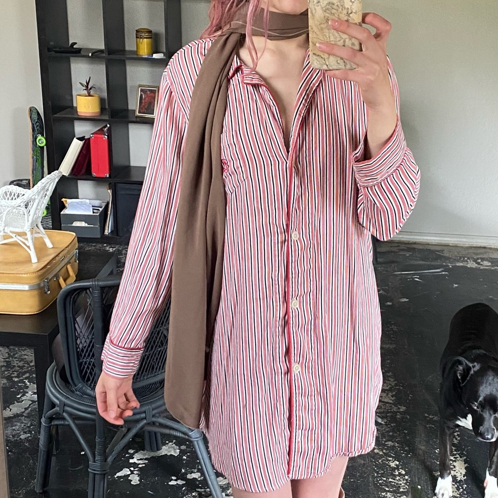 ralph lauren button down night down